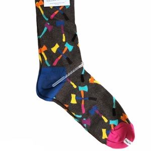 Fun 🪓 Axe Socks HappySocks NWT